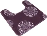 Covoraș de baie Inter Ceramic - Coral fleece, 50 x 50 cm, mov
