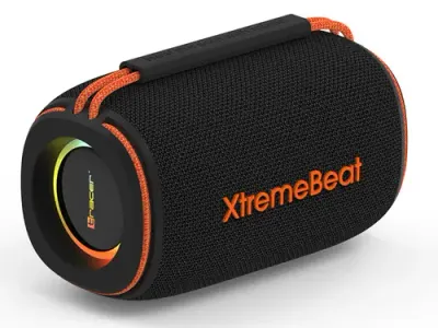 Boxa portabila Tracer XtremeBeat XtraVox M Lite TWS, Bluetooth, 10 W, MicroSD, AUX, USB-A, RGB, IPX6 (Negru)