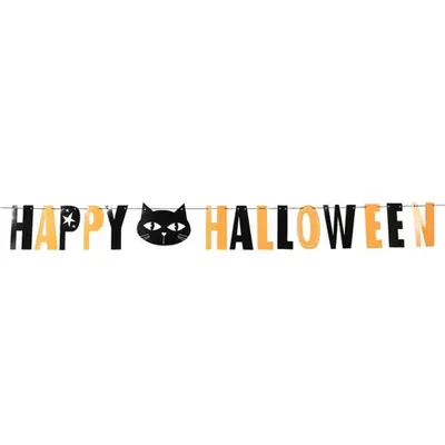 Ghirlanda happy halloween 180 cm