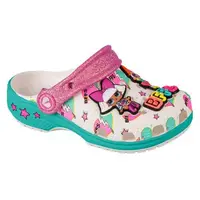 Papuci de tip crocs universali 209472100 pentru vară albi pentru bebeluși