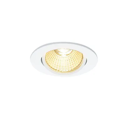 Spot incastrat, NEW TRIA 68 Ceiling lights, white LED indoor recessed ceiling light, white, 1800-3000K, 7.2W