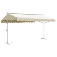 vidaXL Copertină cu structură independentă, crem, 600 x 300 cm