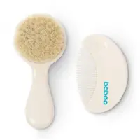 Baboo Baby Hair Brush and Comb Set set pentru păr