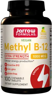 Methyl B-12 1000, 100 comprimate masticabile, Jarrow Formulas