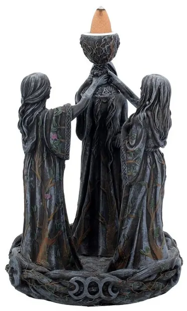 Cădelniţă Nemesis Now Adult: Gothic - Mother Maiden & Crone Backflow, 18 cm