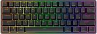 Tastatură mecanică Royal Kludge – RK61, wireless, Red switch, RGB, negru
