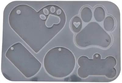 Mold din silicon (formă) Em Art - Pandantive și etichete, 170 x 120 x 6 mm