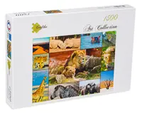 Puzzle Grafika din 1500 de piese - Wildlife