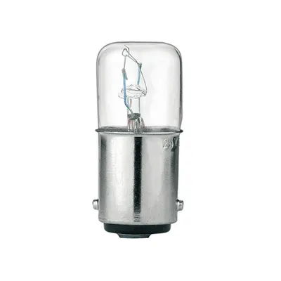 Incandescent Bulb, 5w, Ba15d Fitting, 24vac/dc