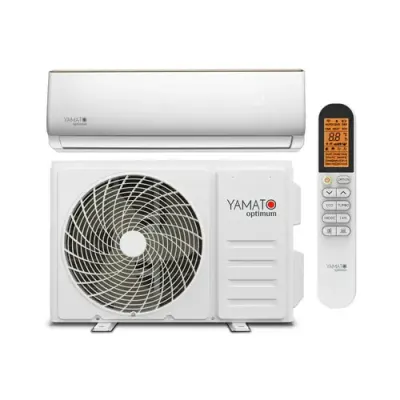 Aparat de aer conditionat Yamato Optimum YW12T2N, 12000 BTU, Clasa A++/A+, Wi-Fi, Inverter, Golden Fin + Kit instalare inclus (Alb)