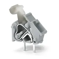 Stackable PCB terminal block; push-button; 2.5 mm²; Pin spacing 5/5.08 mm; 1-pole; CAGE CLAMP®; commoning option; 2,50 mm²; red