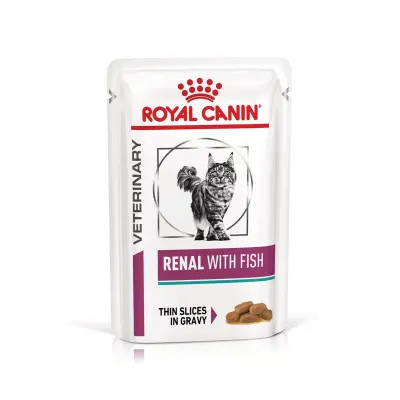 Hrana dietetica pentru pisici Royal Canin Renal Fish 85 gr
