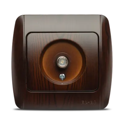 Zirve Priza TV Conector F Nuc Inchis