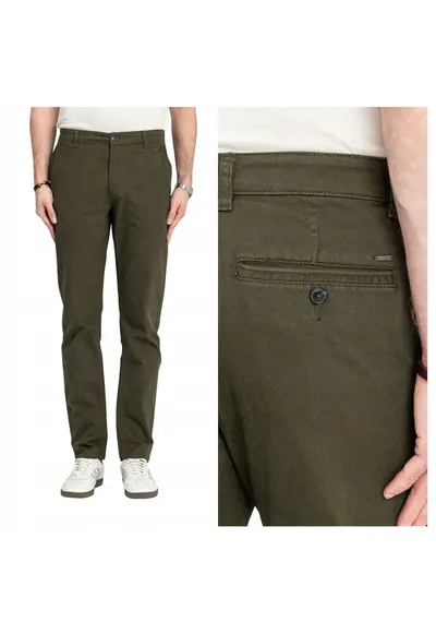 Pantaloni chino Verde - Verde