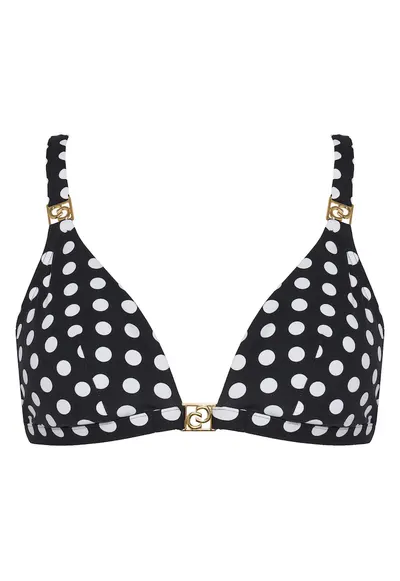 Top de bikini pentru femei - poliamida - negru - Negru