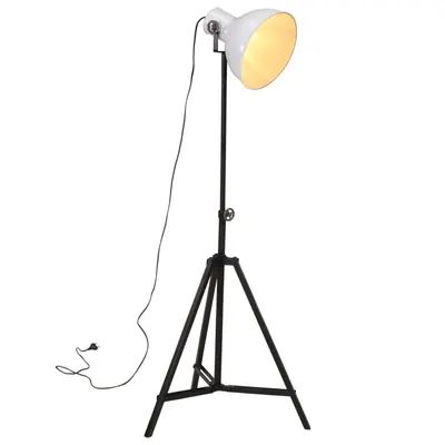 vidaXL Lampă de podea, alb, 61x61x90/150, 25 W, E27