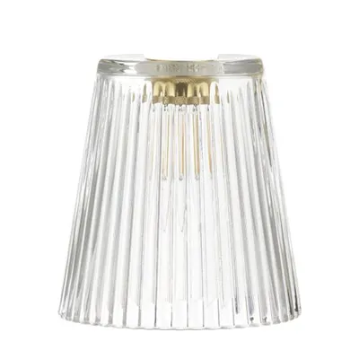 Corp de iluminat suspendat Accessory Easy Fit Clear Ribbed Glass Shade