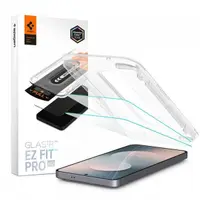 Folie de protectie Ecran Spigen GlastR EZ FIT Pro HD pentru Samsung Galaxy S25 FE, Sticla Securizata, Full Glue, Set 2 bucati AGL10202