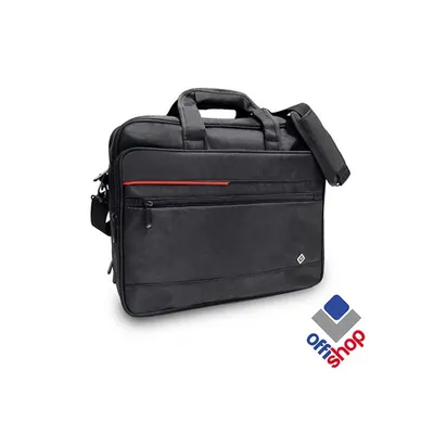 Geanta laptop, neagra, 40x14x30 cm, Offishop