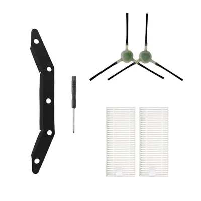 Set accesorii PAA-home® compatibile cu aspiratorul robot Lefant M210 M210P M210S M210B M213 M213S M2 pentru OKP Life Robovac K2 K3 K3A K4 K5, 2 perii