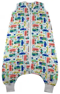 Sac de dormit cu picioruse Bamboo Vehicles 5-6 ani 0.2 Tog
