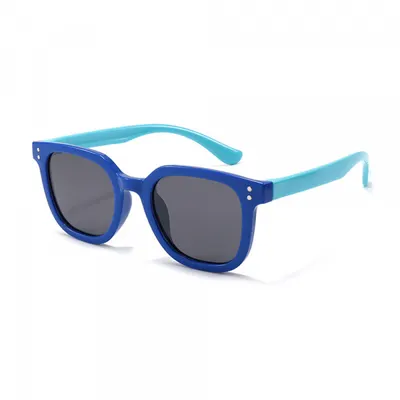 Ochelari De Soare Copii Techsuit 8351-C28, Polarizati, Albastri Turcoaz