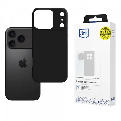 Husa pentru Apple iPhone 17 Pro, 3MK, Pro, Neagra Mata