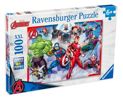 Puzzle Ravensburger din 100 XXL de piese - Razbunatorii