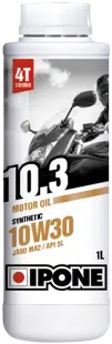 Ulei moto 4T Ipone 10.3 (10W30) Sintetic - JASO MA2 - API SL, 1L