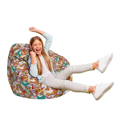 Fotoliu Puf Bean Bag tip Para L caini hipster
