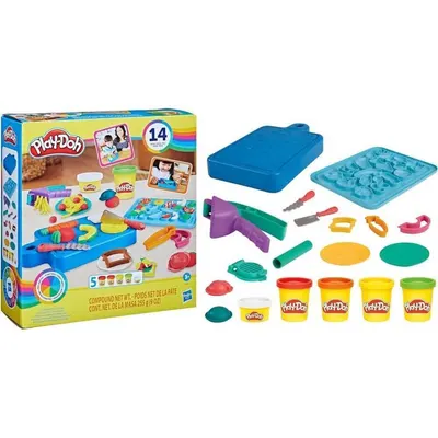 Set plastilina cu accesorii Play Doh Little Chef Starter Set