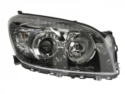 Far dreapta (H11 HB3, electric, cu motoras, fundal negru) TOYOTA RAV 4 III