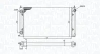 Radiator Racire Motor Potrivit Audi 80 B1; Seat Toledo I; Vw Caddy I, Golf I, Golf Ii, Golf Iii, Jetta I, Jetta Ii, Passat B2, Passat B3 B4, Scirocco 1.3-1.9d