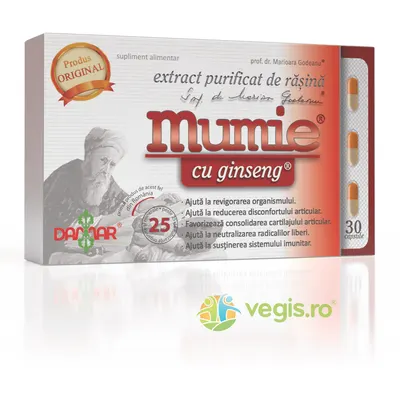 Extract Purificat de Rasina cu Ginseng Mumie 30cps