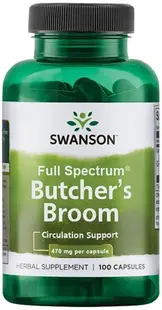 Full Spectrum Butcher's Broom, 470 mg, 100 capsule, Swanson