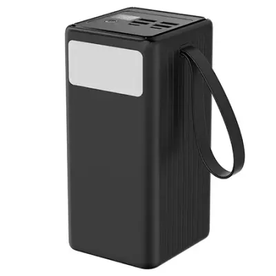 Acumulator extern Platinet PMPB6065, 60000 mAh, 65 W, 4x USB-A, 2 x USB Type-C (Negru)