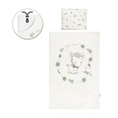 Set lenjerie de pat Lorelli Cosy 5 piese Jungle Bej