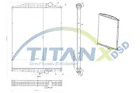 Radiator racire motor (fara rama) potrivit VOLVO FH12 D12A340-D12D380 08.93
