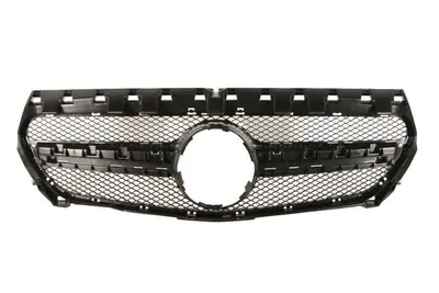 Grila radiator Mijloc potrivit MERCEDES CLA (C117), CLA SHOOTING BRAKE (X117) 1.5D-2.2D 2013-2019 2013-2019 - (pachet AMG, interior, negru)
