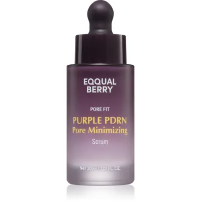 EQQUALBERRY Purple PDRN Pore Minimizing Serum ser pentru reducerea porilor pentru luminozitate si hidratare 30 ml