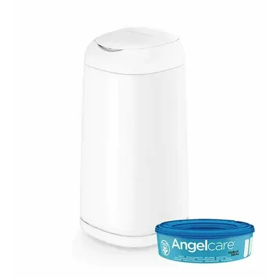 Cos ermetic pentru scutece, Angelcare, Dress UP, Capacitate de stocare pana la 36 de scutece + Rezerva pentru scutecele murdare, Tehnologie OdourSeal, Utilizare indelungata