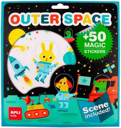 Joc cu stickere Apli Kids - Cosmos