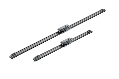 Set stergatoare parbriz BOSCH AeroTwin Multi-Clip AM468S 3397014122, lungime 650 mm, 400 mm, fara carcasa, pentru vehicule cu volan pe stanga