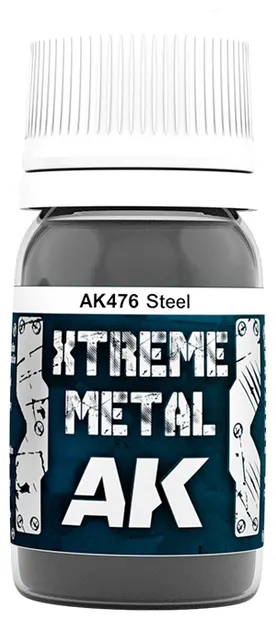 Metalizator AK Interactive - Xtreme Metal Steel (AK476) (30 ml)