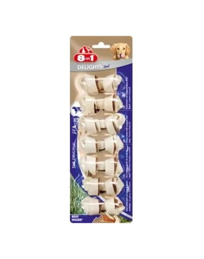 8in1 Beef Delights oase vită XS 7 buc