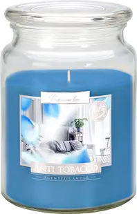 Lumânare parfumată Bispol Premium - Anti-tutun, 500 g