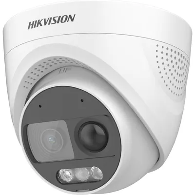 Camera de supraveghere Turret 2MP Hikvision DS-2CE72DF3T-PIRXOS(2.8MM), lentila fixa: 2.8mm, iluminare: 0.0005 Lux @ (F1.0, AGC