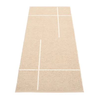 Covor tip traversă pentru interior și exterior bej 70x180 cm Fred Beige – Pappelina