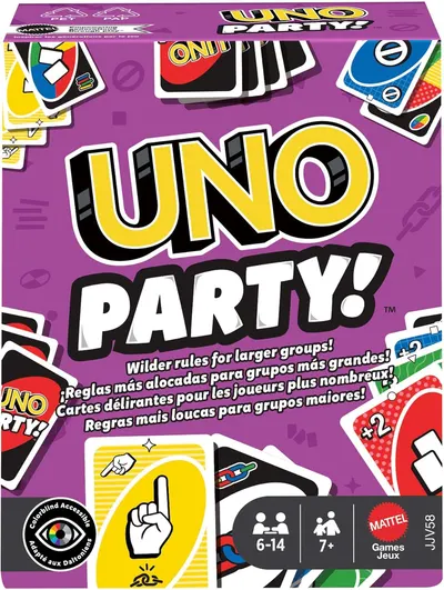 Cărți de joc UNO Party (versiune actualizată)