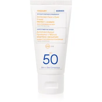 Korres Yoghurt Sunscreen cremă protectoare pentru fata si zona ochilor